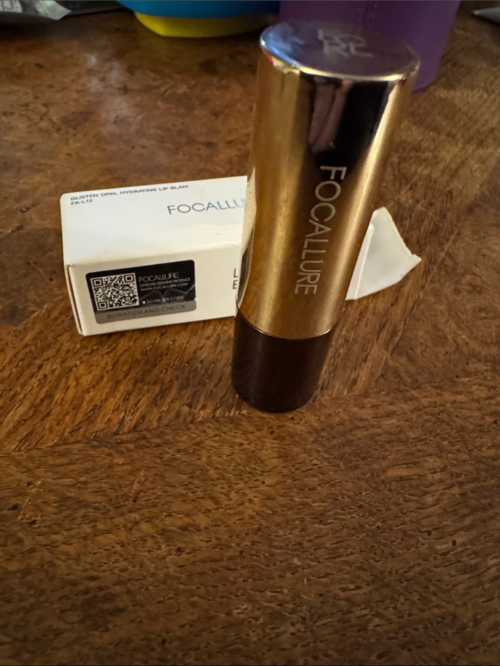 Focallure Hydrating Lip Balm Stick — Gold and Brown